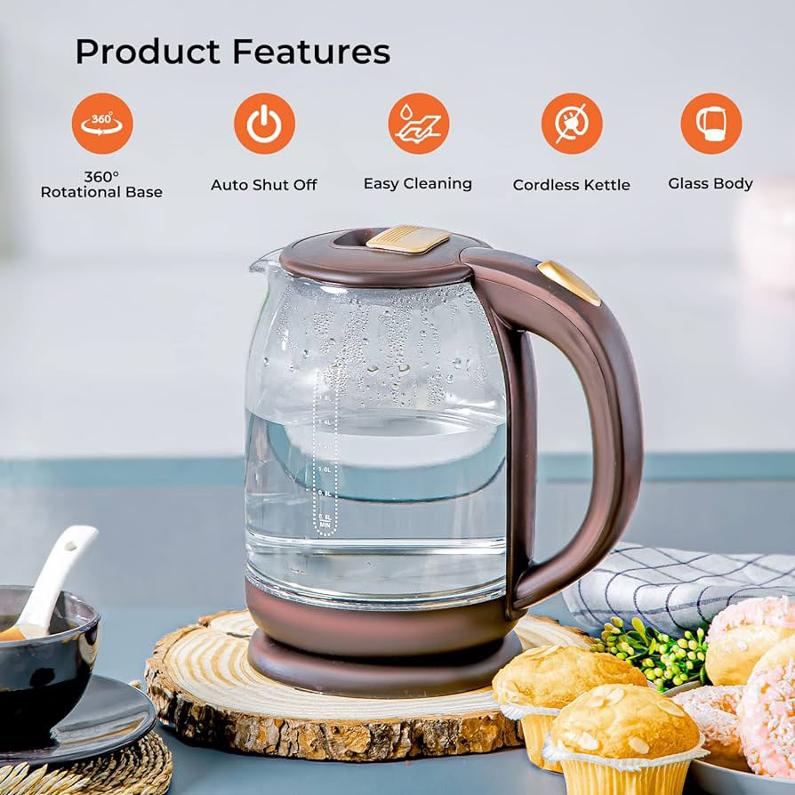 Glass Kettle New Premium Quality